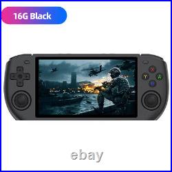 RGB10 MAX3 Handheld Retro Video Game Console 5.0 Inch IPS Screen(Black 16G)