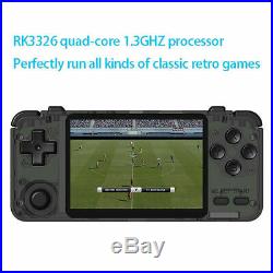 RK2020 Quad-Core Video Game Console 3.5 Screen Retro Game Player + 32GB Card
