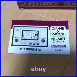 Rare Game Watch Gold Helmet Cn-07 Nintendo Showa Retro
