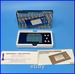 Rare Vintage Retro Early 1980s Gakken Mini Backgammon Handheld LCD Computer Game