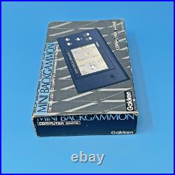 Rare Vintage Retro Early 1980s Gakken Mini Backgammon Handheld LCD Computer Game