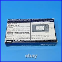 Rare Vintage Retro Early 1980s Gakken Mini Backgammon Handheld LCD Computer Game