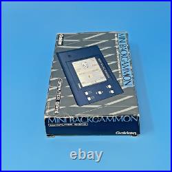 Rare Vintage Retro Early 1980s Gakken Mini Backgammon Handheld LCD Computer Game