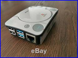 Raspberry Pi 4 B Retro Games Console -128GB Arcade Gaming 7500 Retropie+ PS case