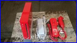 Replacement RED Nintendo Wii System Console PLUS 3000+ RETRO GAMES