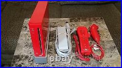 Replacement RED Nintendo Wii System Console PLUS 3000+ RETRO GAMES