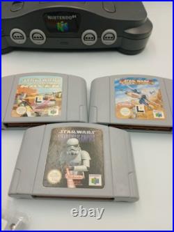 Restored N64 Console & Star Wars Games Bundle Nintendo 64 2 X Controllers Restored N64 Console & Star Wars Games Bundle Nintendo 64 2 X Controllers
