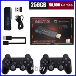 Retro 4K HD Video Game Console Wireless Controller 256G 50000 Games Free Deliery