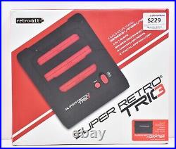 Retro-Bit Super Retro Trio Console for NES/SNES/Mega Drive Red/Black Gaming