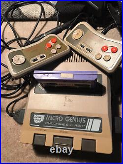 Retro Console Micro Genius IQ-501 Vintage With Game 180-in-1 180 Games Concept