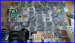 Retro Game Bundle Game Boy Consoles, PSP games, Pokemon Cards, etc Please Read