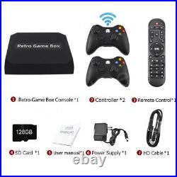 Retro Game Console TV Video Games Dual System EmuELEC S905X3 Plug And Play 128G