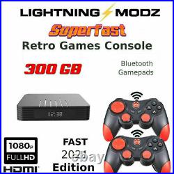 Retro Games Console 300gb Wireless Controllers Hdmi Mini Arcade Machine