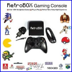 Retro Gaming Emulator Console Bundle 35000 Games, Wireless Gamepad, HDMI Cable
