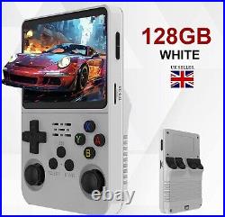 Retro Handheld Game Console Linux System 3.5 Inch IPS Screen 64GB, 128GB. UK