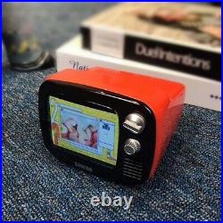 Retro Mini TV Nostalgic 3.5-inch HD LCD Mini Game Console Portable TV Wireless