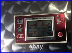 Retro Nintendo Game & Watch Marios Cement Factory Game Console Mint/Clean Cond