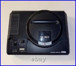 Retro SEGA MEGA DRIVE 16-Bit Vintage Game Console with 6 Games and 2 Controllers