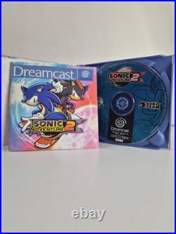 Retro Sega Dreamcast console, 2 controllers, 7 game including Sonic Adventures 2 Retro Sega Dreamcast console, 2 controllers, 7 game including Sonic Adventures 2