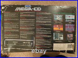 Retro Sega Mega Cd 1 (Mk1) Boxed with manual and games bundle tested working