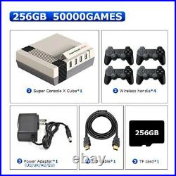 Retro Super Console X Cube Mini/TV Video Game Console For PSP/PS1/DC/N64 HD WIFI