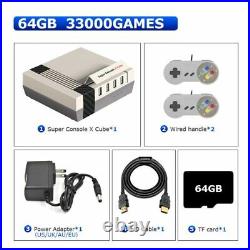 Retro Super Mini/TV Video Game Console For PSP/PS1/DC/N64 WiFi HD 71000+ Games