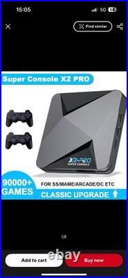 Retro Video Game Console Super Console X2 Pro with 90000 Video Games for PS1/DC
