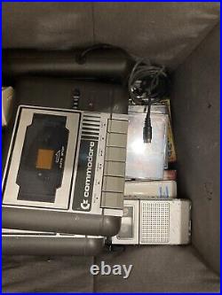 Retro games joblot Includes Commodore Tape Player, And AMSTRAD TAPES