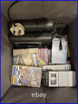 Retro games joblot Includes Commodore Tape Player, And AMSTRAD TAPES