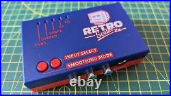 RetroScaler2x Av/Composite RGB S-Video to HDMI Up-Scaler Retro Gaming (Blue)