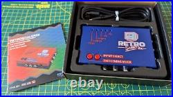 RetroScaler2x Av/Composite RGB S-Video to HDMI Up-Scaler Retro Gaming (Blue)