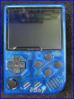 RetroStone 2 Handheld Retro Gaming Console SPECIAL Clear Blue with Joystick
