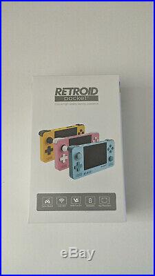 Retroid Pocket 2 Handheld Retro Gaming System yellow