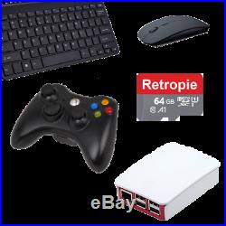 Retropie Retro Games Console Raspberry Pi 3B 64GB Controller Keyboard and Mouse