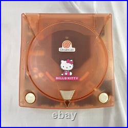 SEGA Dreamcast HELLO KITTY PINK Console system complete retro game Sanrio kawaii