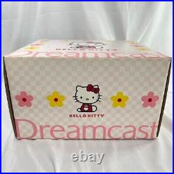 SEGA Dreamcast HELLO KITTY PINK Console system complete retro game Sanrio kawaii