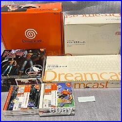 SEGA Dreamcast console system with many extras Japanese retro game Fedex DHL