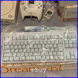 SEGA Dreamcast console system with many extras Japanese retro game Fedex DHL