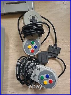 SNES Super Nintendo Console Controller Retro Gaming 2 Pads Starwing Killer Game