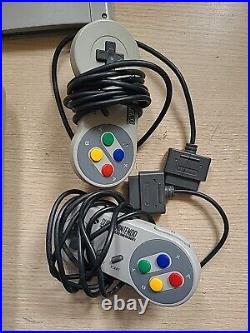 SNES Super Nintendo Console Controller Retro Gaming 2 Pads Starwing Killer Game