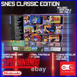 SNES Super Nintendo Mini Retro Console 21 Original Games Classic Edition