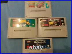 SNES X4 Game Bundle SNES Retro Games See Attached Photos SNES X4 Game Bundle SNES Retro Games See Attached Photos