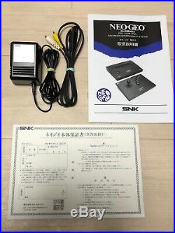 SNK Neo Geo AES Neogeo Japan Retro Console Boxed Gaming Arcade System Tested OK