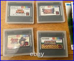 SNK Neo Geo Pocket Colour Bundle With 4 Rare Retro Games Worth £80 Each