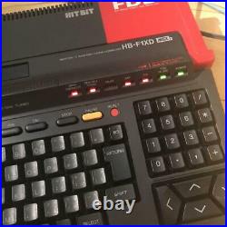 SONY MSX2 HB-F1XD Retro game computer japan first shipping