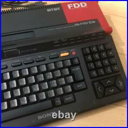 SONY MSX2 HB-F1XD game computer Retro vintage
