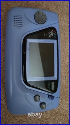 Sega Game Gear Blue Retro Vintage Fully Working Handheld Games Console Japan Sega Game Gear Blue Retro Vintage Fully Working Handheld Games Console Japan