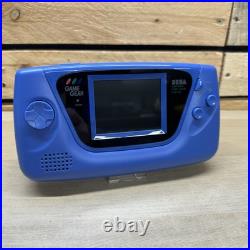 Sega Game Gear Console New IPS V5 Screen Blue Rehsell Handheld Retro VGC Sega Game Gear Console New IPS V5 Screen Blue Rehsell Handheld Retro VGC