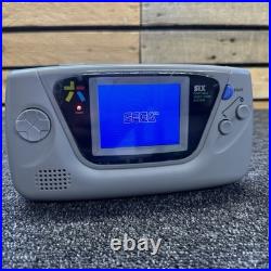 Sega Game Gear Console New IPS V5 Screen Grey Rehsell Handheld Retro VGC