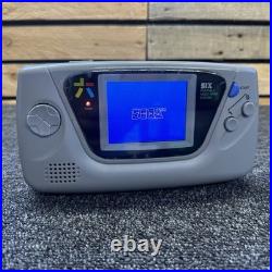 Sega Game Gear Console New IPS V5 Screen Grey Rehsell Handheld Retro VGC